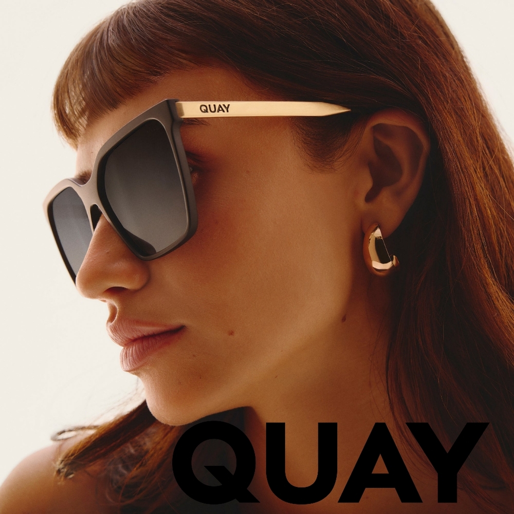QUAY AUSTRALIA 🖤 Level Up Remixed- Matte Black/Smoke Polarized - Picture 5 of 10